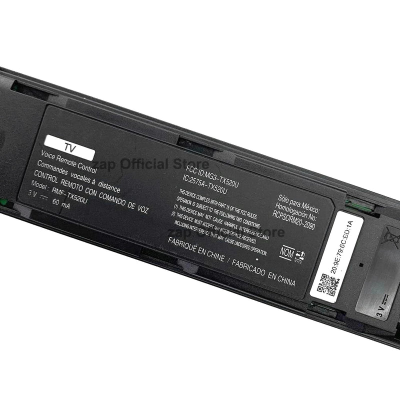 Remote Control For 4K TV RMF-TX520U KD-43X80J KD-75X79J XR65X95J Voice Remote Control