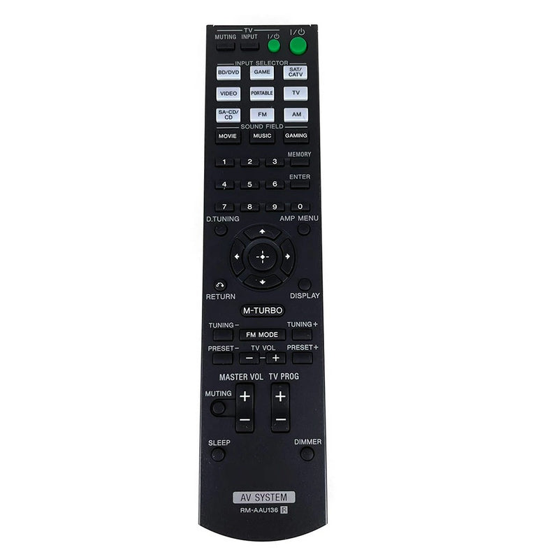 RM-AAU136 Home Theater Remote Control for Audio Video Receiver STR-KM3 STR-KM5 STR-KM7 HT-M3 HT-M5