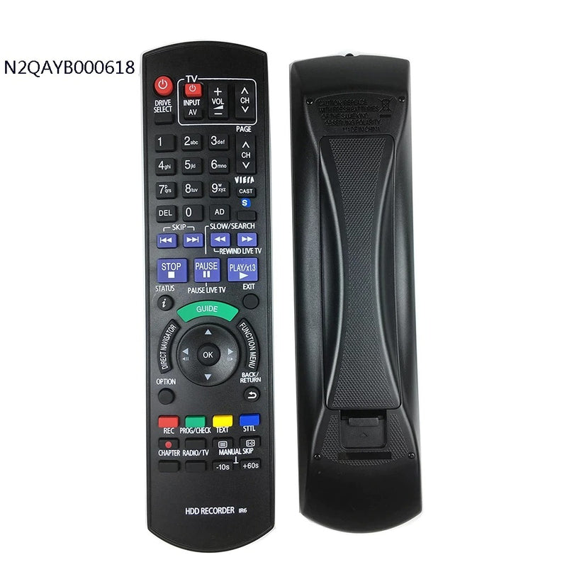 N2QAYB000618 Remote Control For DVD IR6 Recorder DMR-HW100 DMR-HW200 DMR-HW120 DMR-HW220