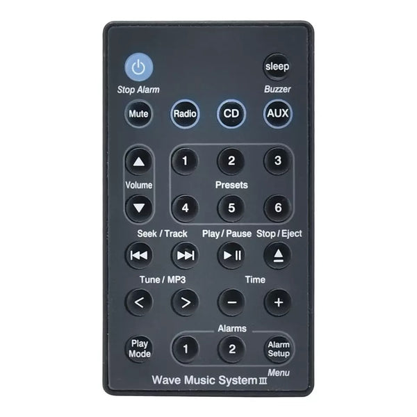Wave Music System III Remote For Wave Music System 3rd Audio System Remote