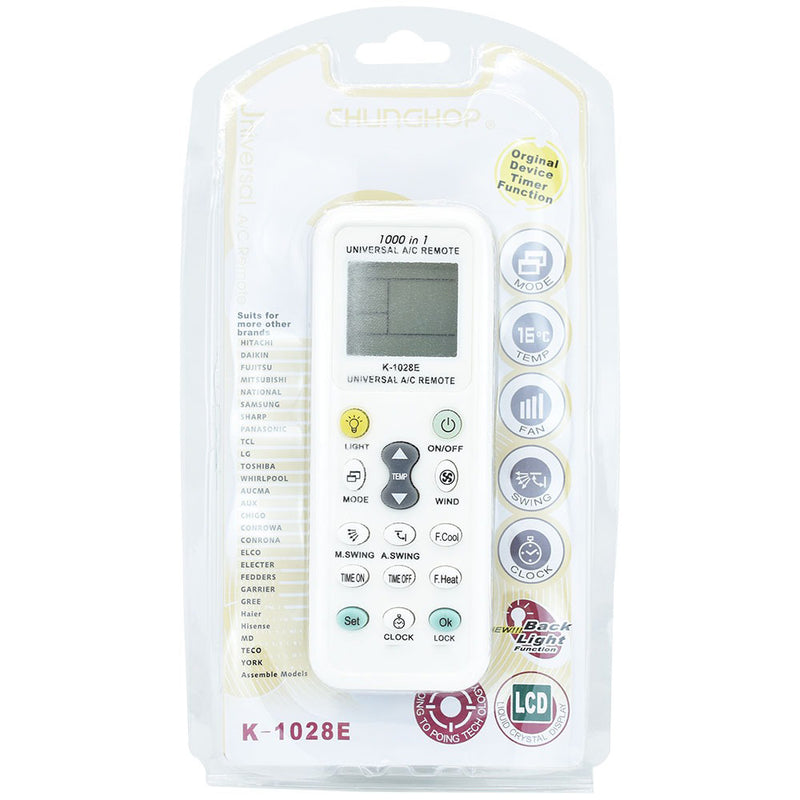 Air Conditioning K-1028E Remote Control Air Conditioning LCD Remote Control