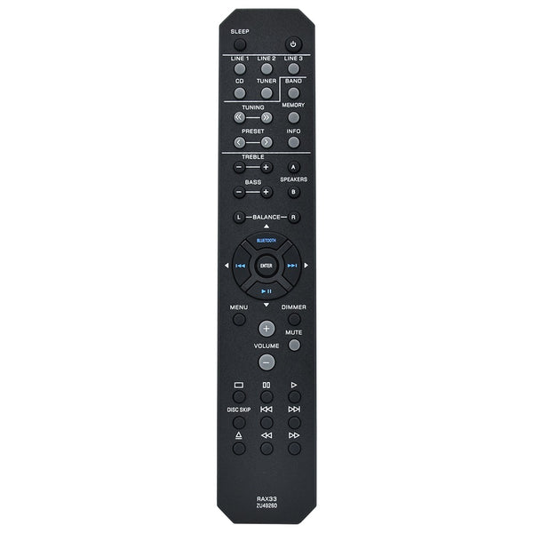 RAX33 ZU49260 Remote Control For Sound Stereo Receiver R-S202 RS202BL
