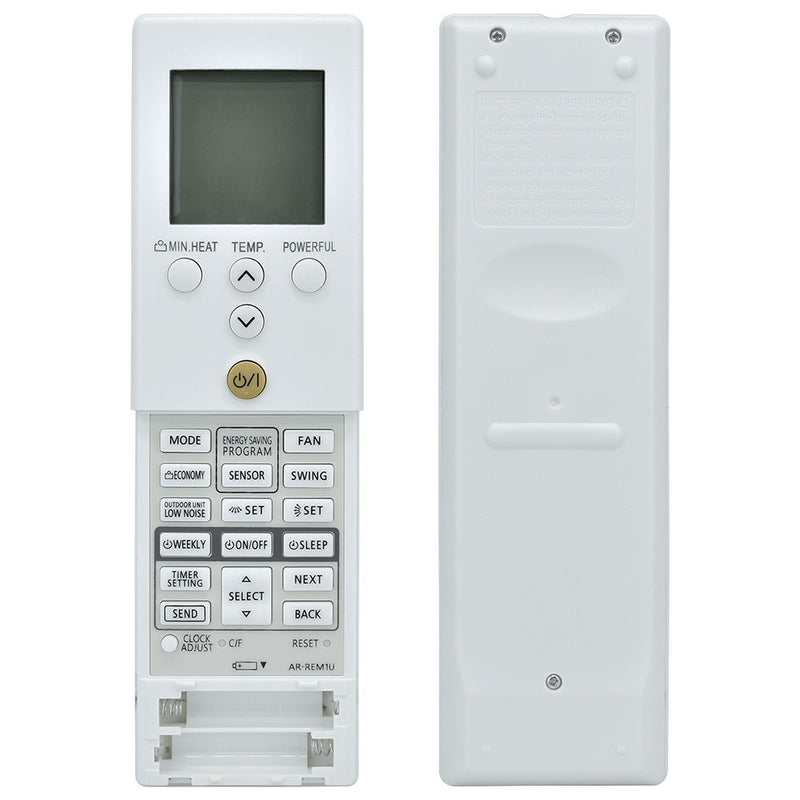 Air Conditioner Remote Control AR-REM1U ASU9RLS3Y ASU12RLS3Y ASUG09LZAS Display in Both Fahrenheit and Celsius