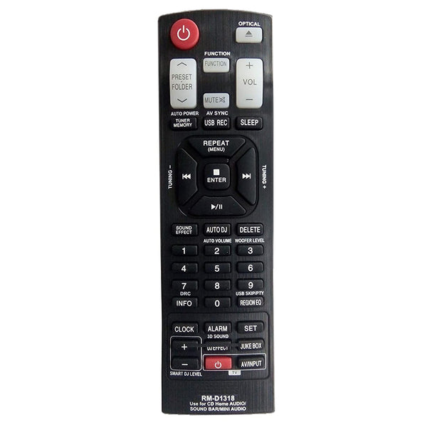 RM-D1318 For Soundbar CD Audio Remote Control AKB73575401 AKB73655763