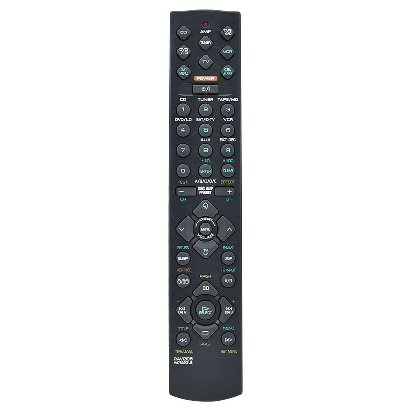 RAV205 V473220US Remote For Receiver HTR-5230 RX-V396 RX-V396RDS YHT-17 Home Theater