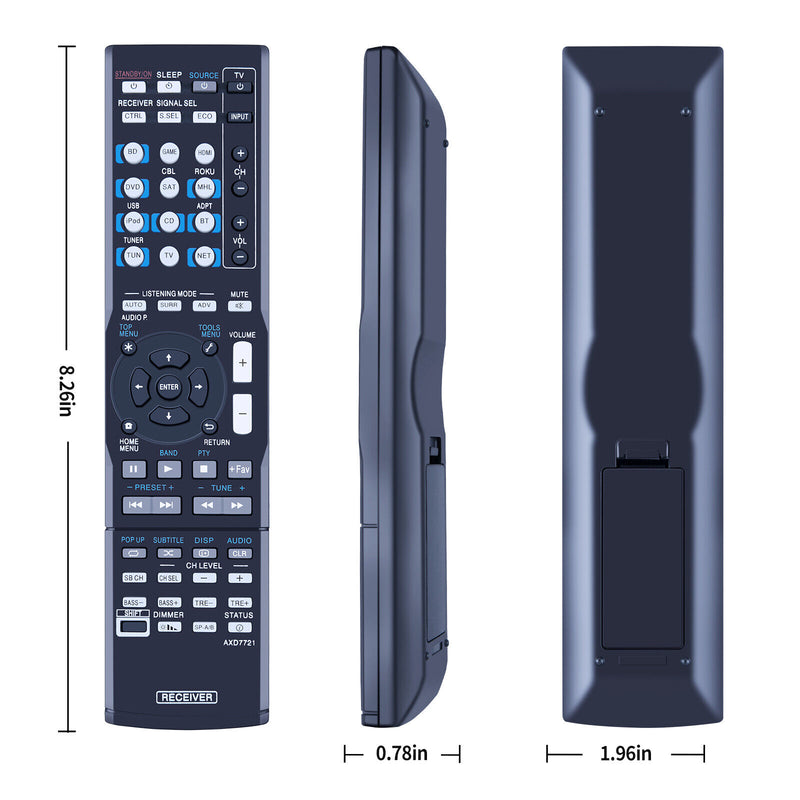 AXD7721 For Receiver Remote Control VSX-44 VSX-830 VSX-1024